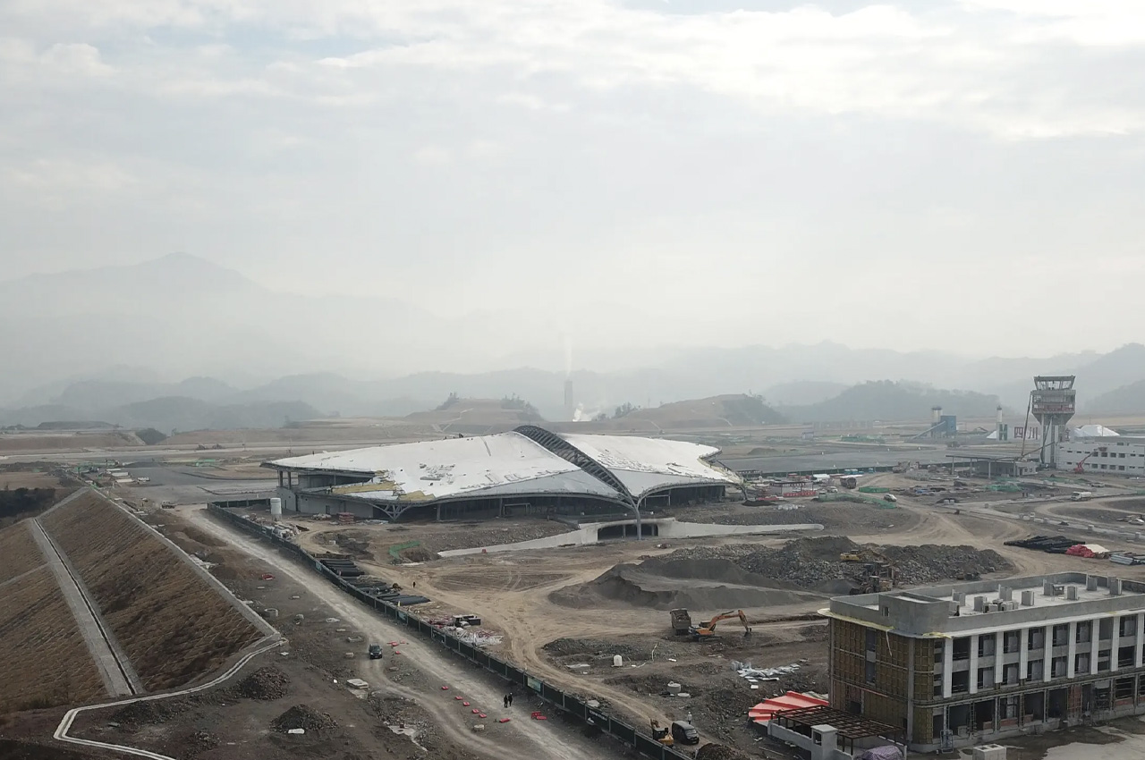 Lishui Airport，Bird-shaped，environmental design，Architecture，