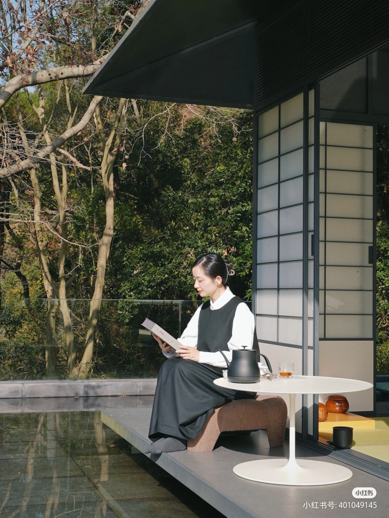 Objective return，China Pavilion，Mu Hui Tea Pavilion，