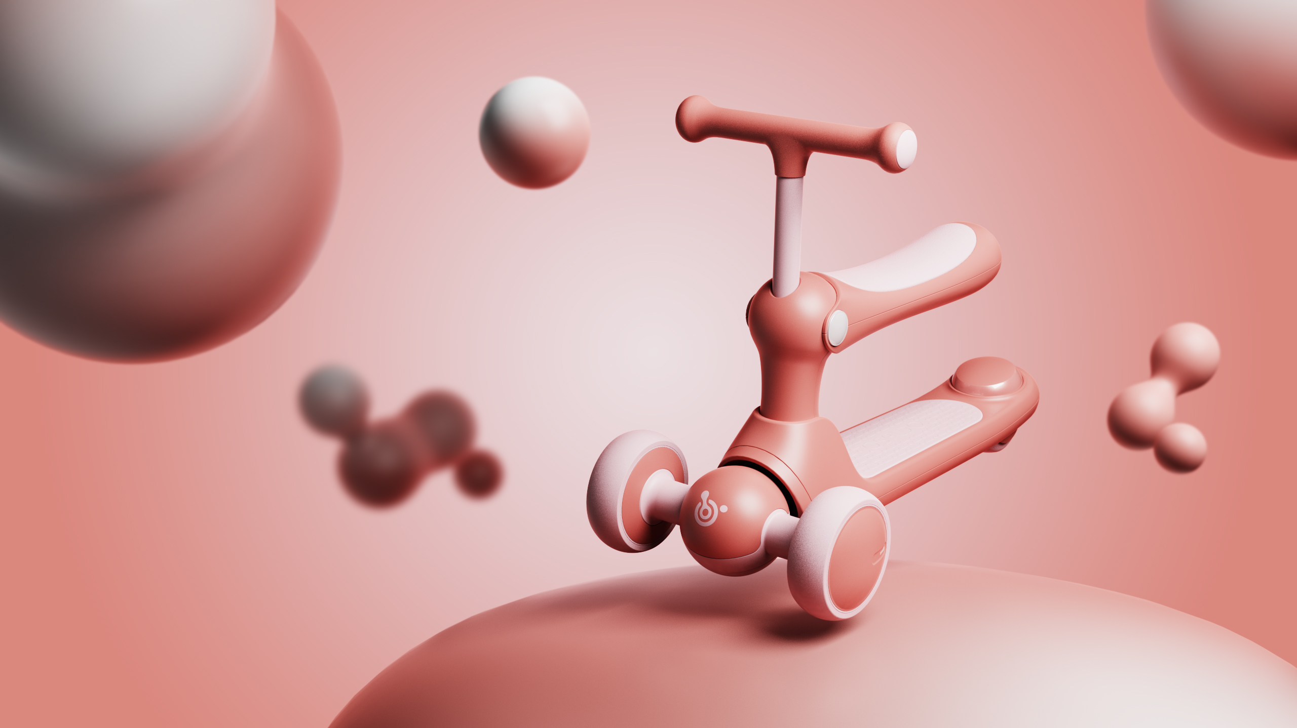 multi-function，Three in one，Children's scooters，Fun meter high car，