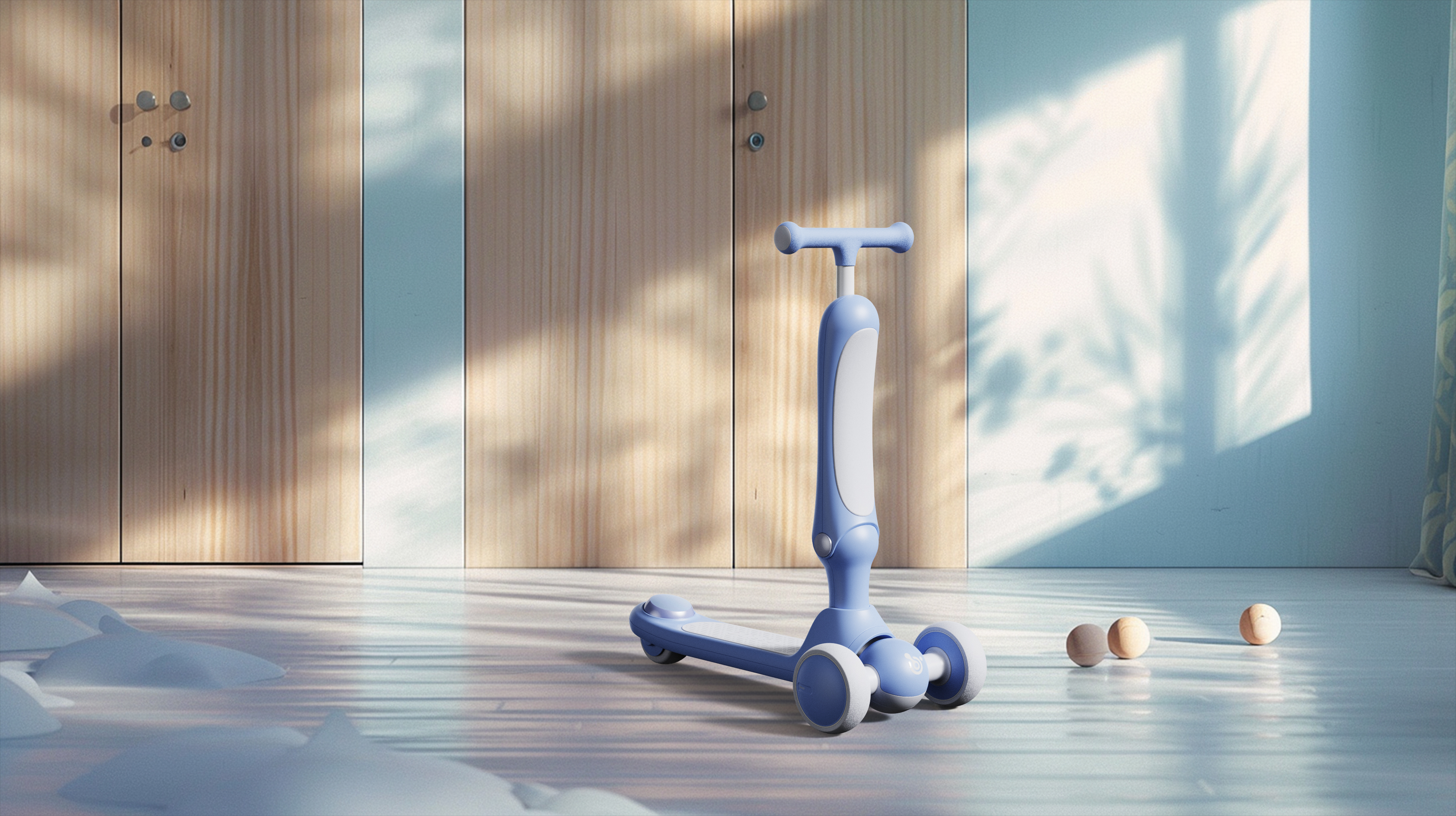 multi-function，Three in one，Children's scooters，Fun meter high car，