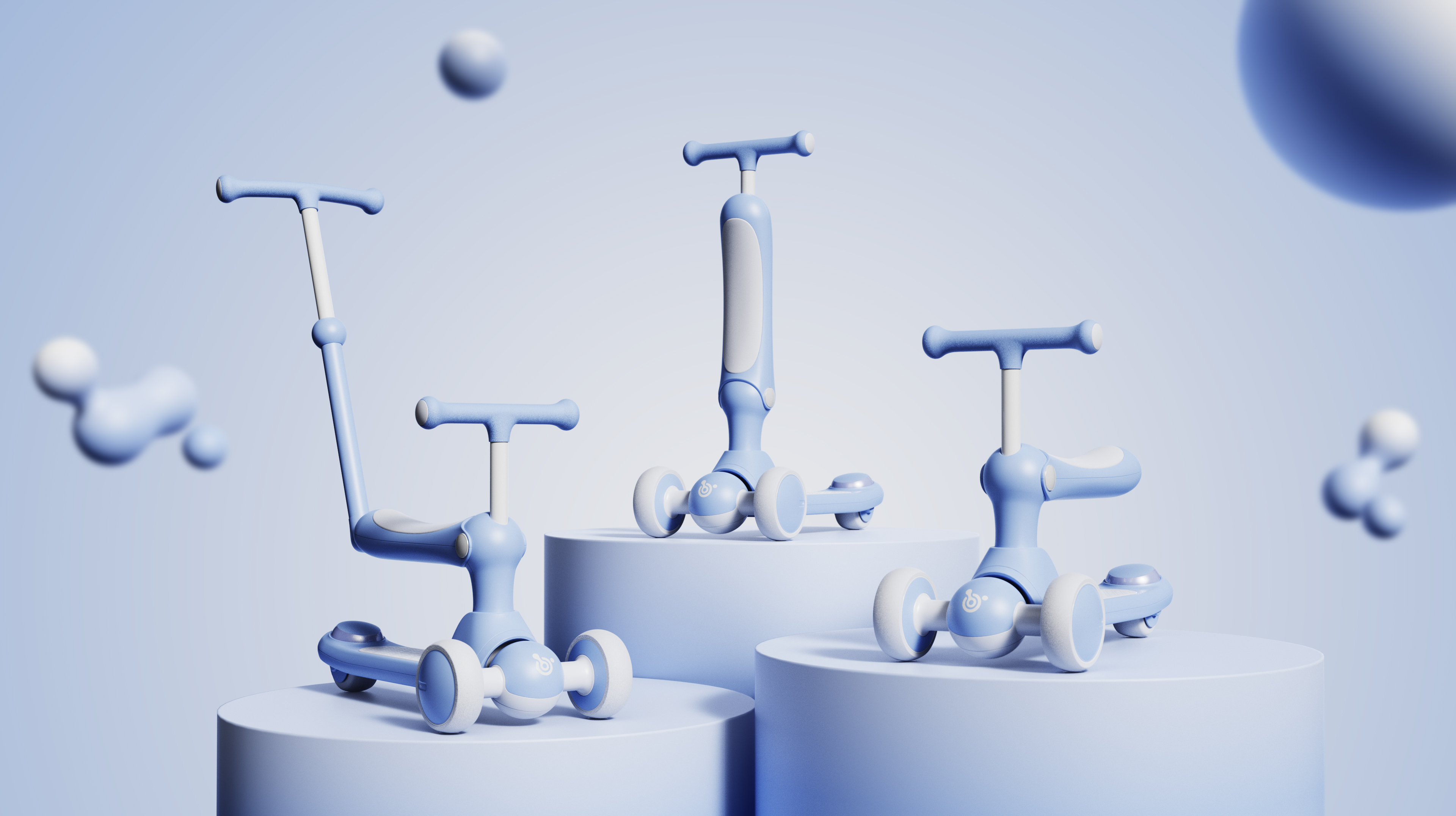 multi-function，Three in one，Children's scooters，Fun meter high car，