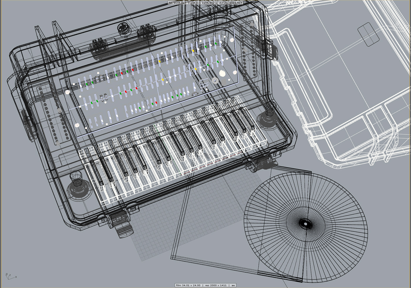 DECKARD，suitcase，Matte Pink，