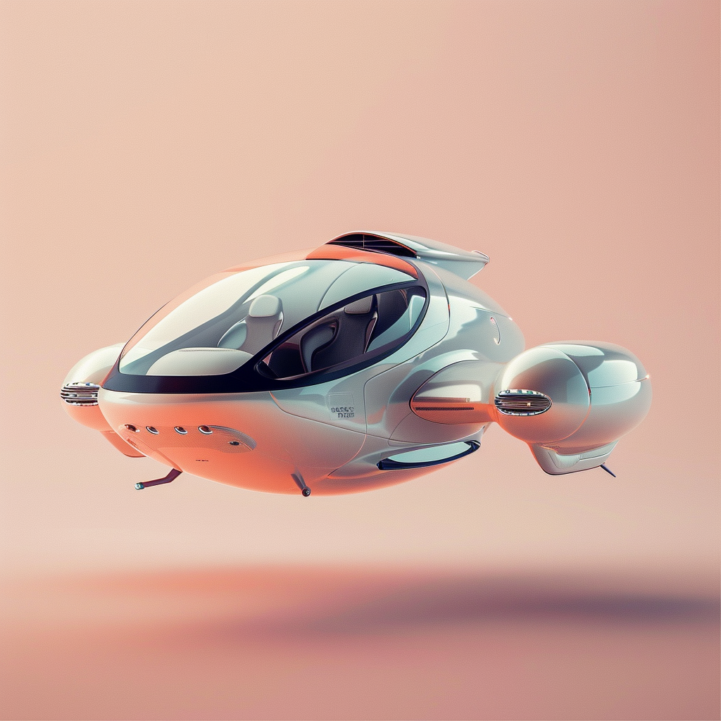 AIGC，AI design，product design，industrial design，Aerocraft，future，Sense of science and technology，