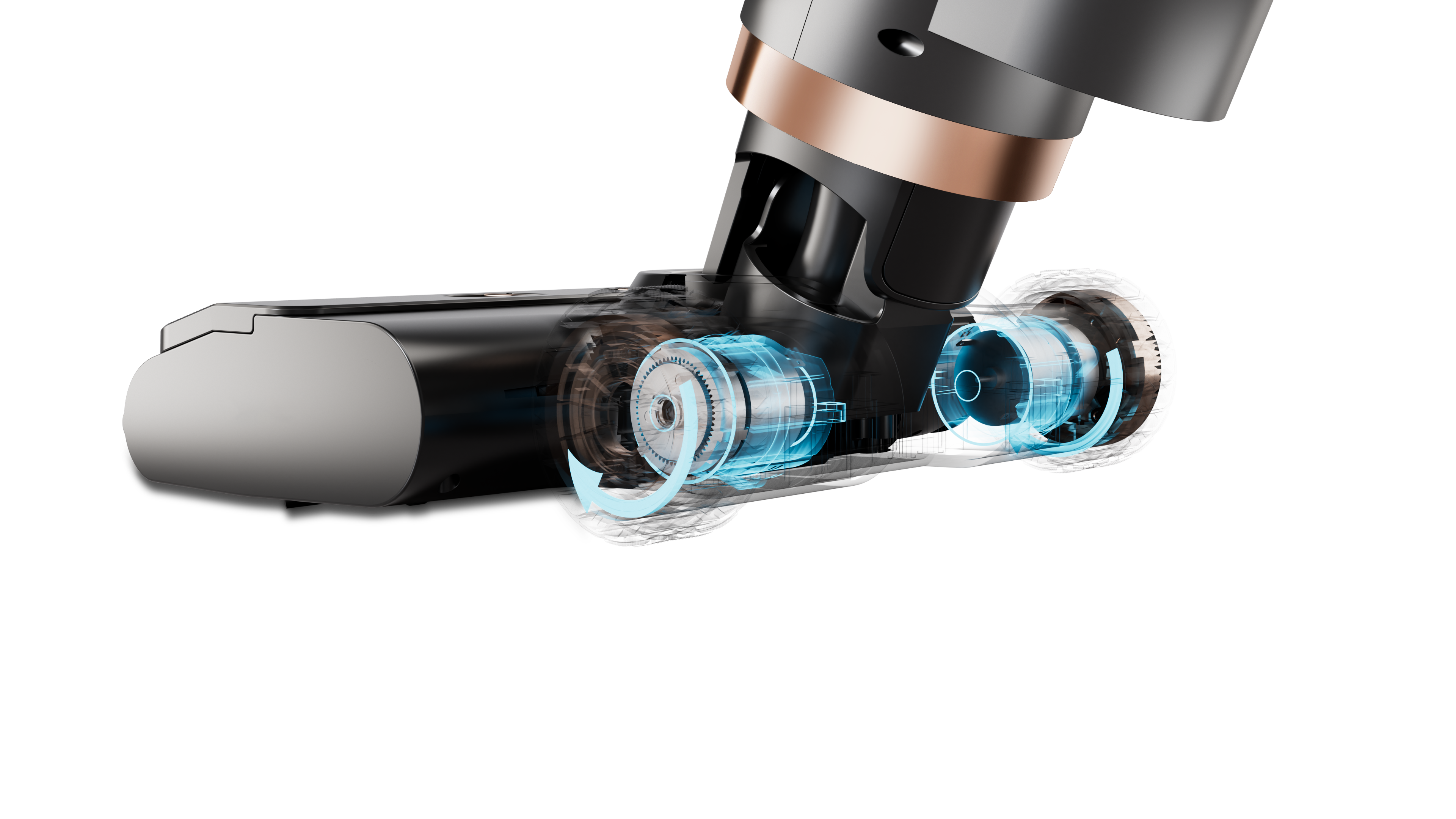 Multi-functional crawler type washing machine，