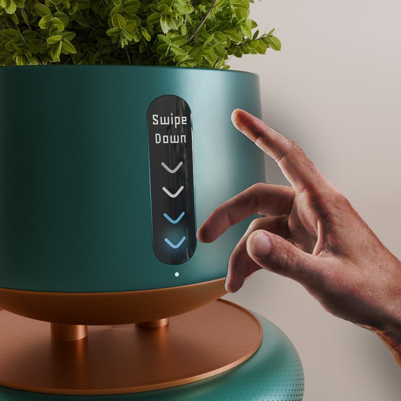 Flowerpot，air cleaner，product design，air quality，