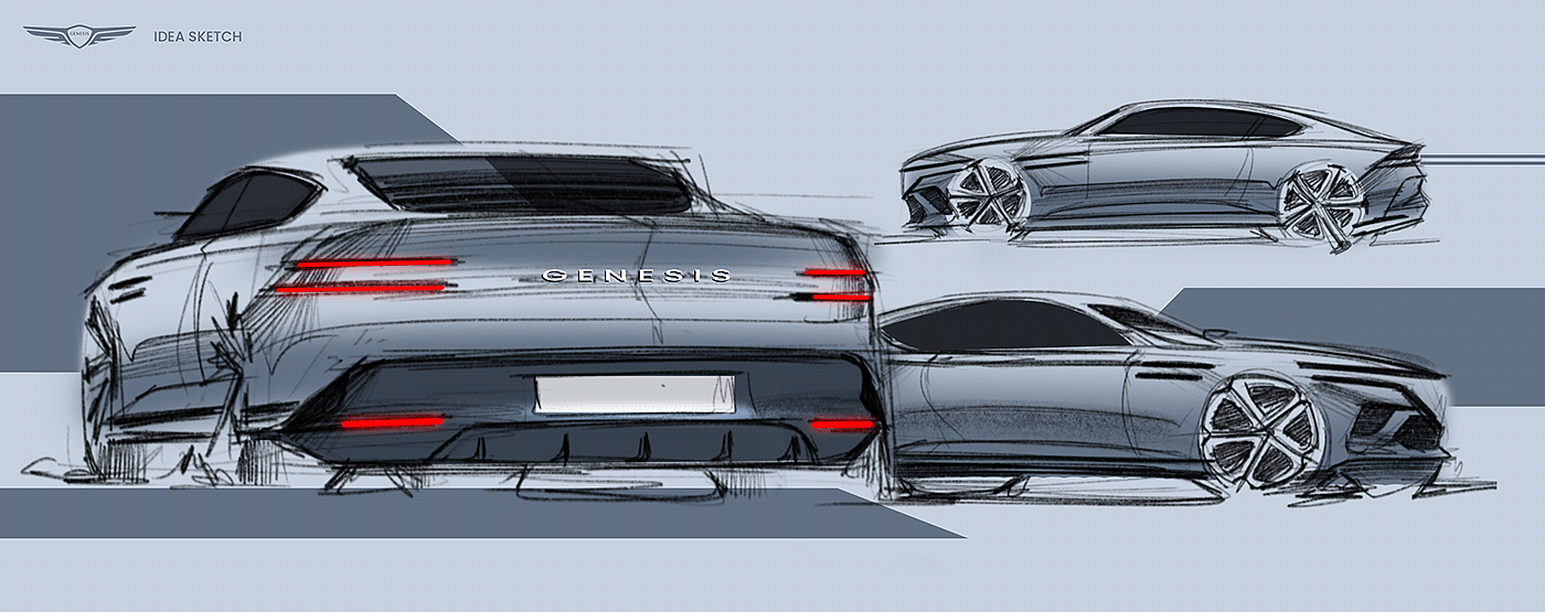Genesis GX70，Automobile design，vehicle，Denisis，