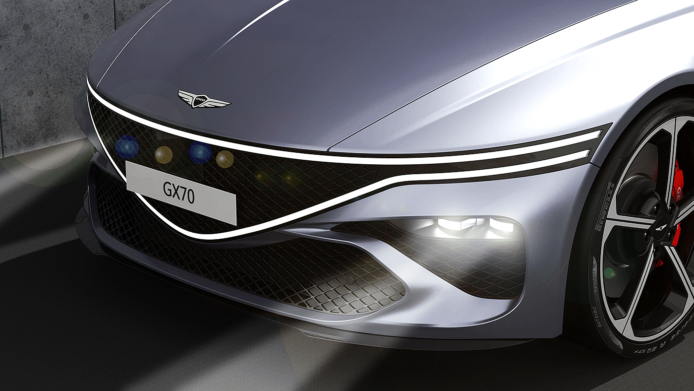 Genesis GX70，Automobile design，vehicle，Denisis，