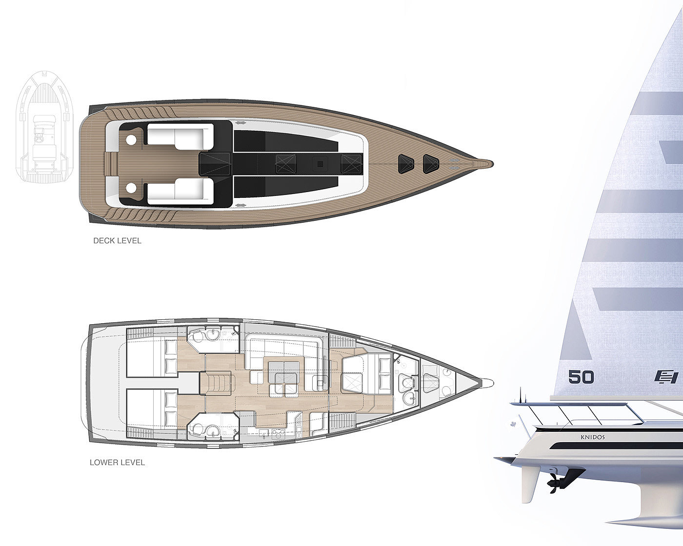 EH®Knido，conceptual design，vehicle，Sailboat，