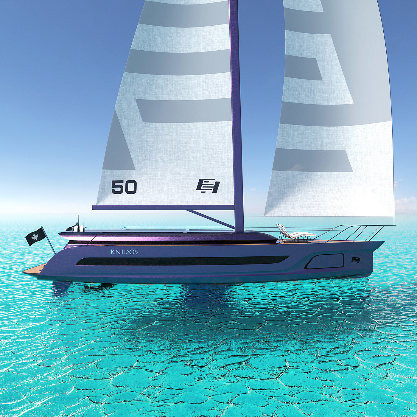 EH®Knido，conceptual design，vehicle，Sailboat，