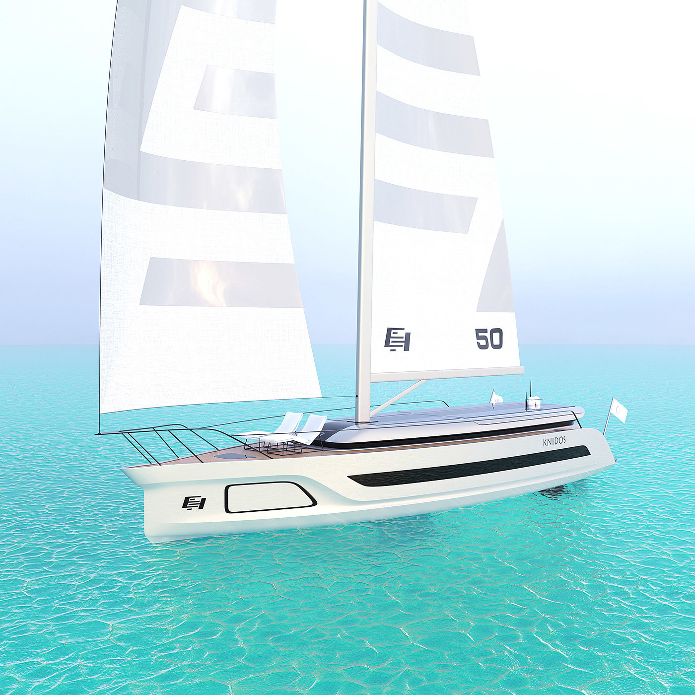 EH®Knido，conceptual design，vehicle，Sailboat，