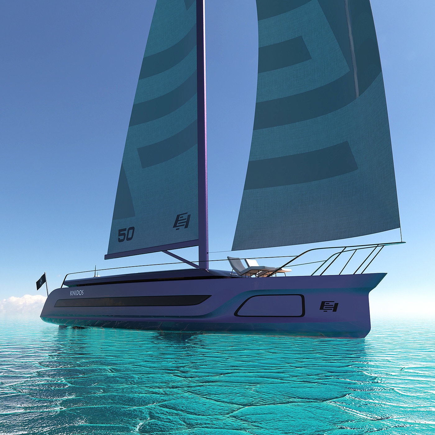 EH®Knido，conceptual design，vehicle，Sailboat，