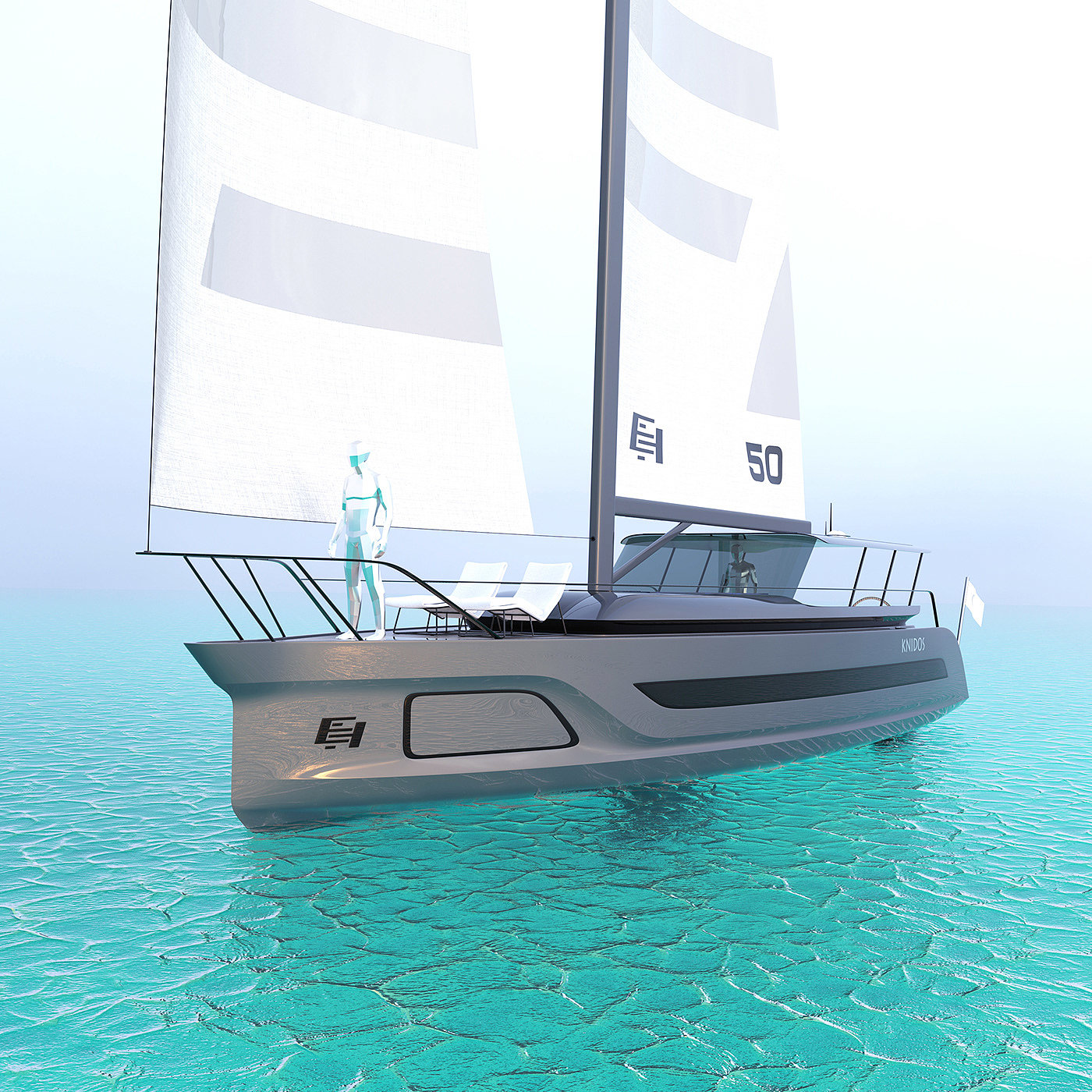 EH®Knido，conceptual design，vehicle，Sailboat，