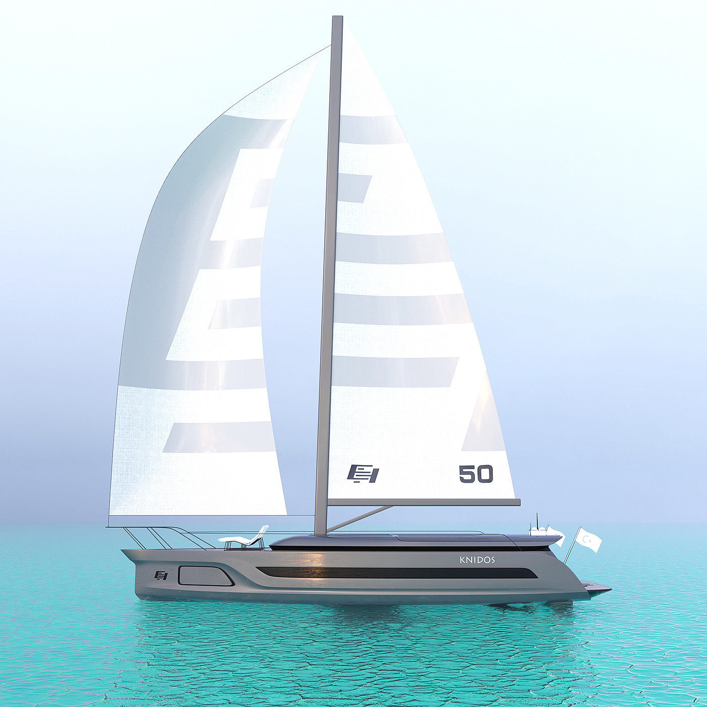 EH®Knido，conceptual design，vehicle，Sailboat，