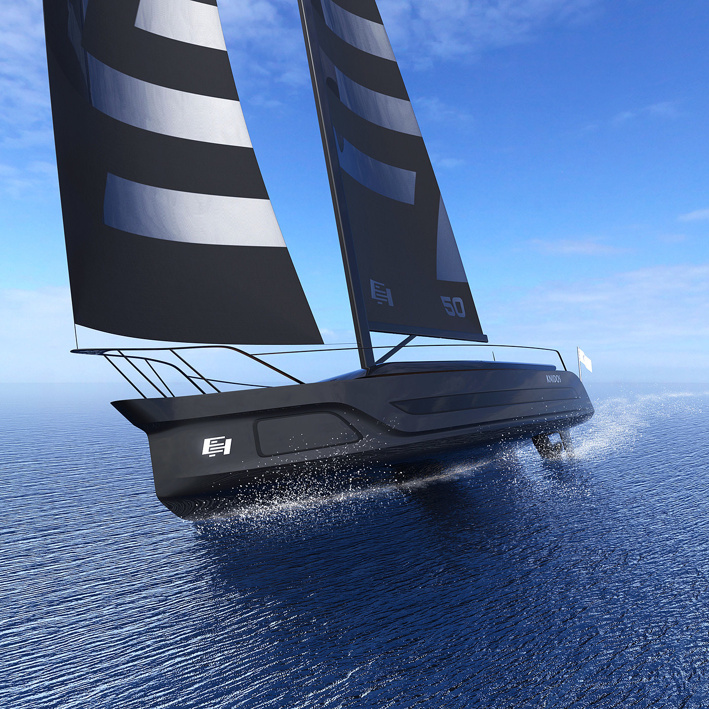 EH®Knido，conceptual design，vehicle，Sailboat，