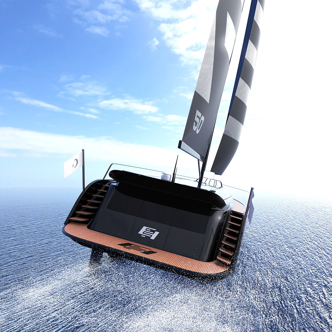 EH®Knido，conceptual design，vehicle，Sailboat，