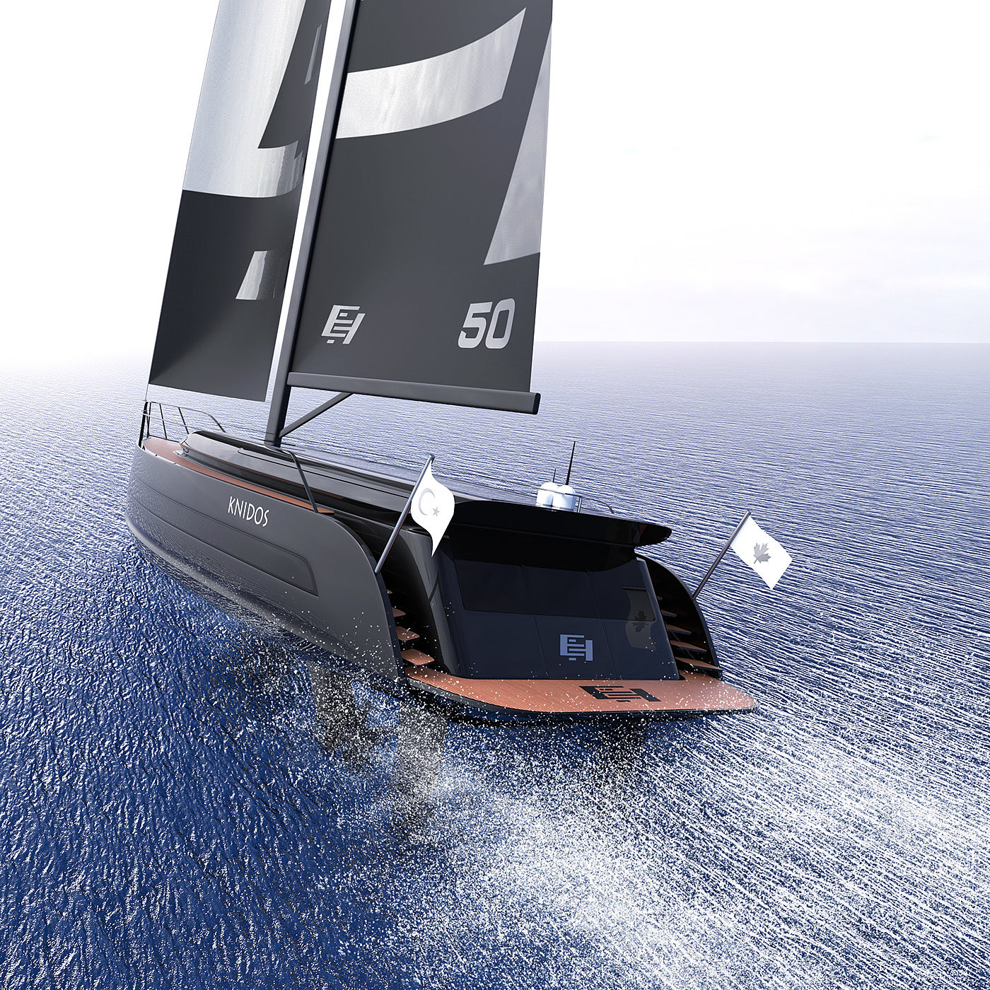 EH®Knido，conceptual design，vehicle，Sailboat，