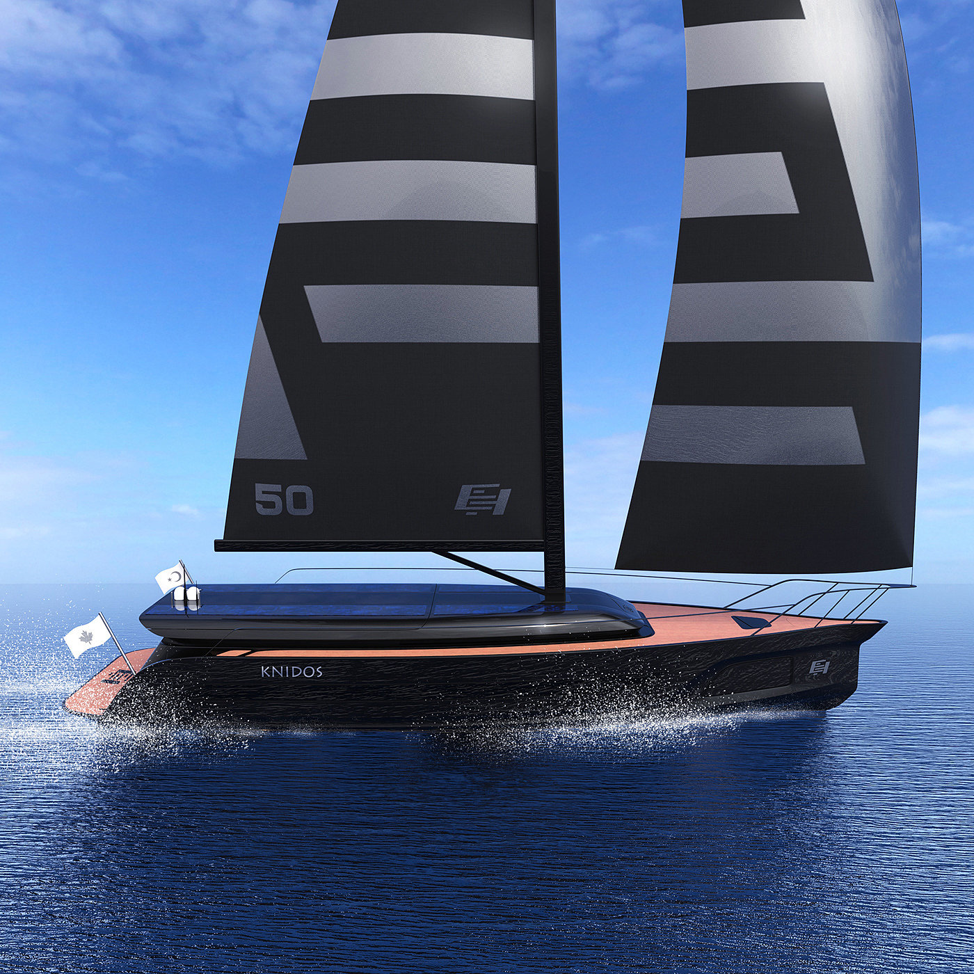 EH®Knido，conceptual design，vehicle，Sailboat，