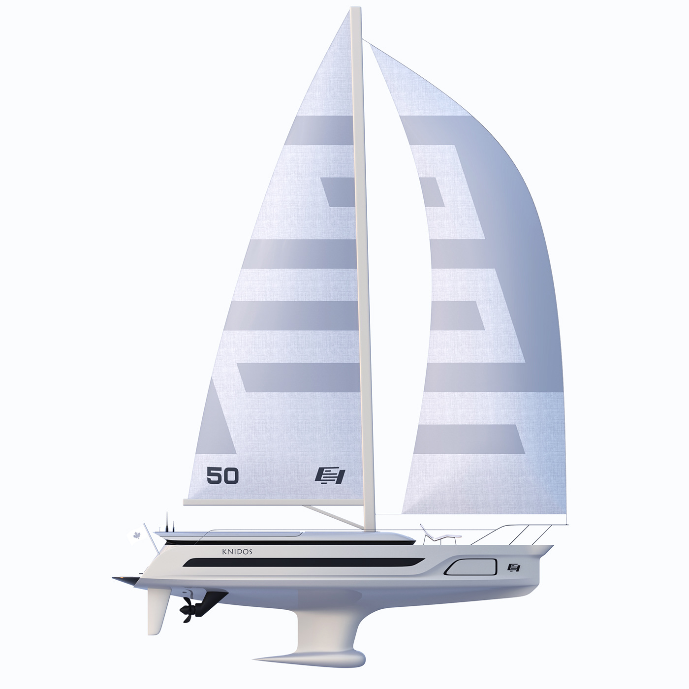 EH®Knido，conceptual design，vehicle，Sailboat，