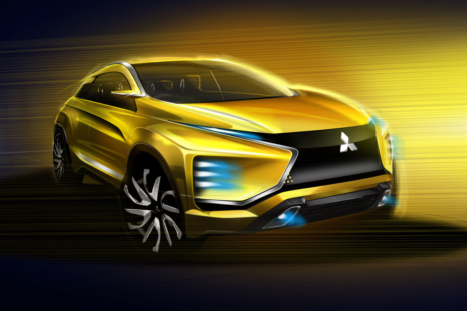 industrial design，Automobile design，conceptual design，Mitsubishi，
