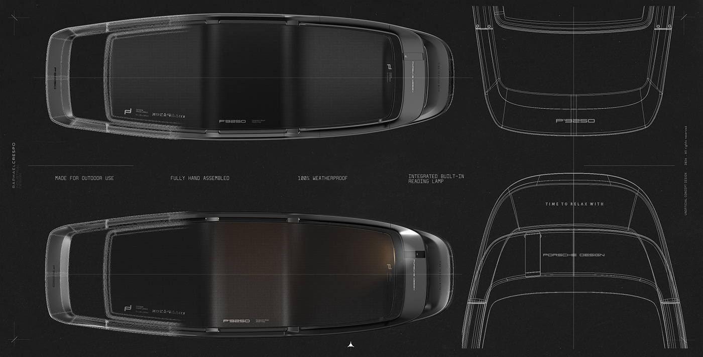 P'9250，deck chair，furniture，originality，
