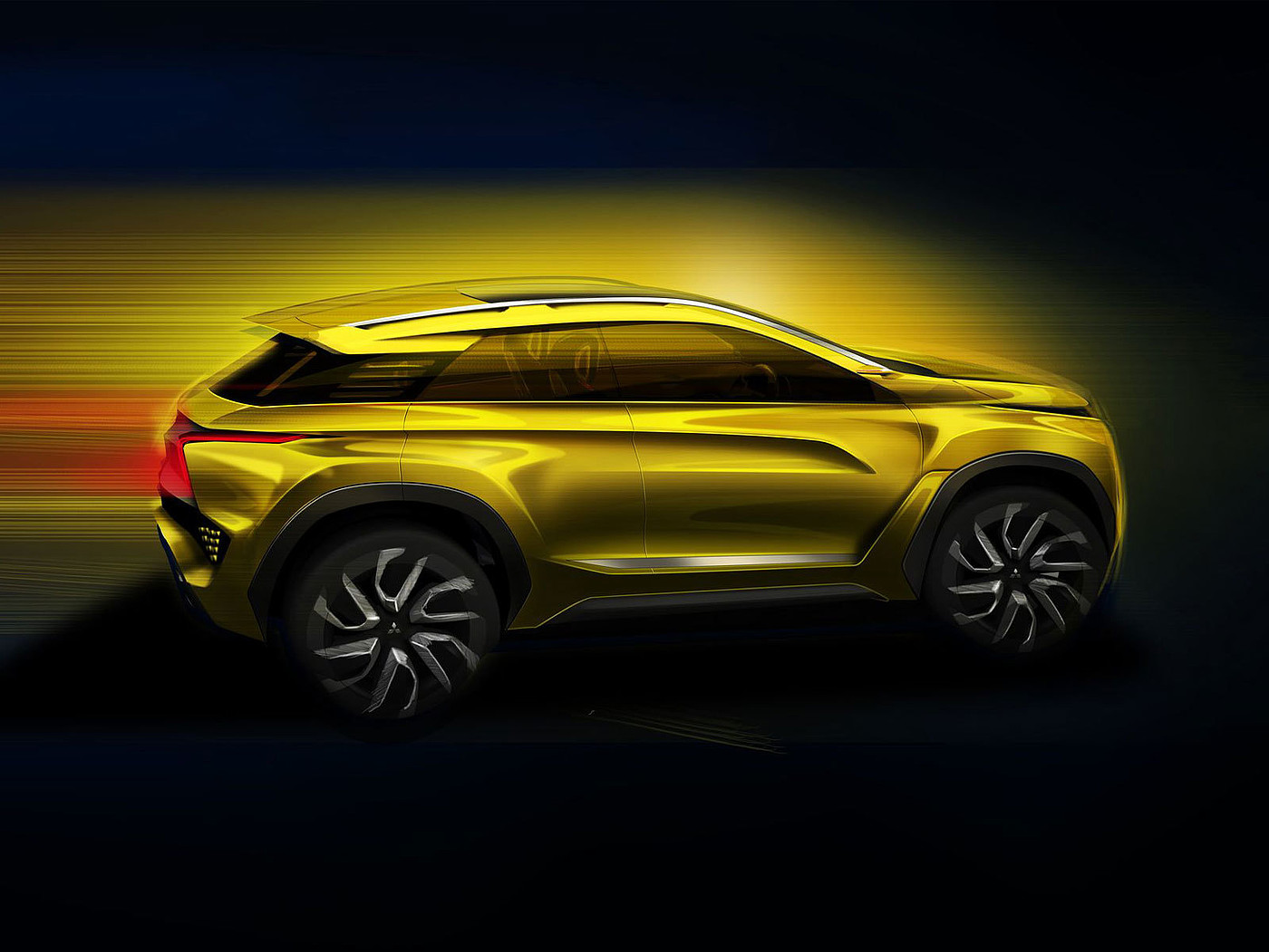 industrial design，Automobile design，conceptual design，Mitsubishi，