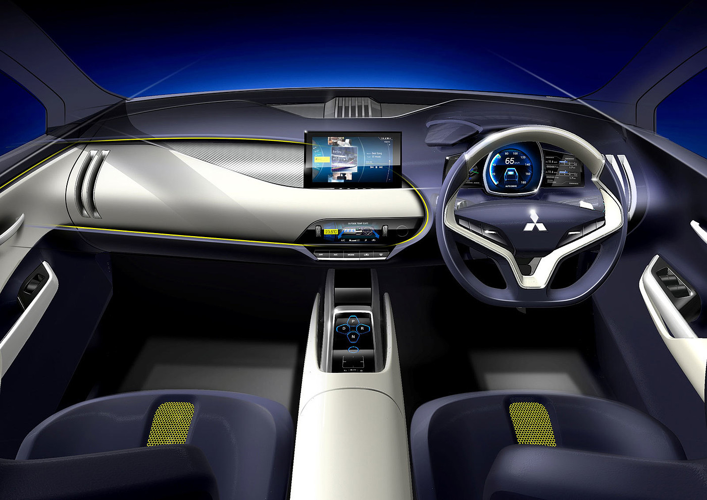 industrial design，Automobile design，conceptual design，Mitsubishi，
