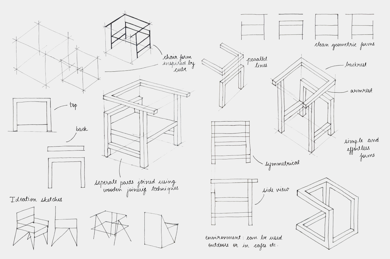 chair，furniture，Euclid，originality，