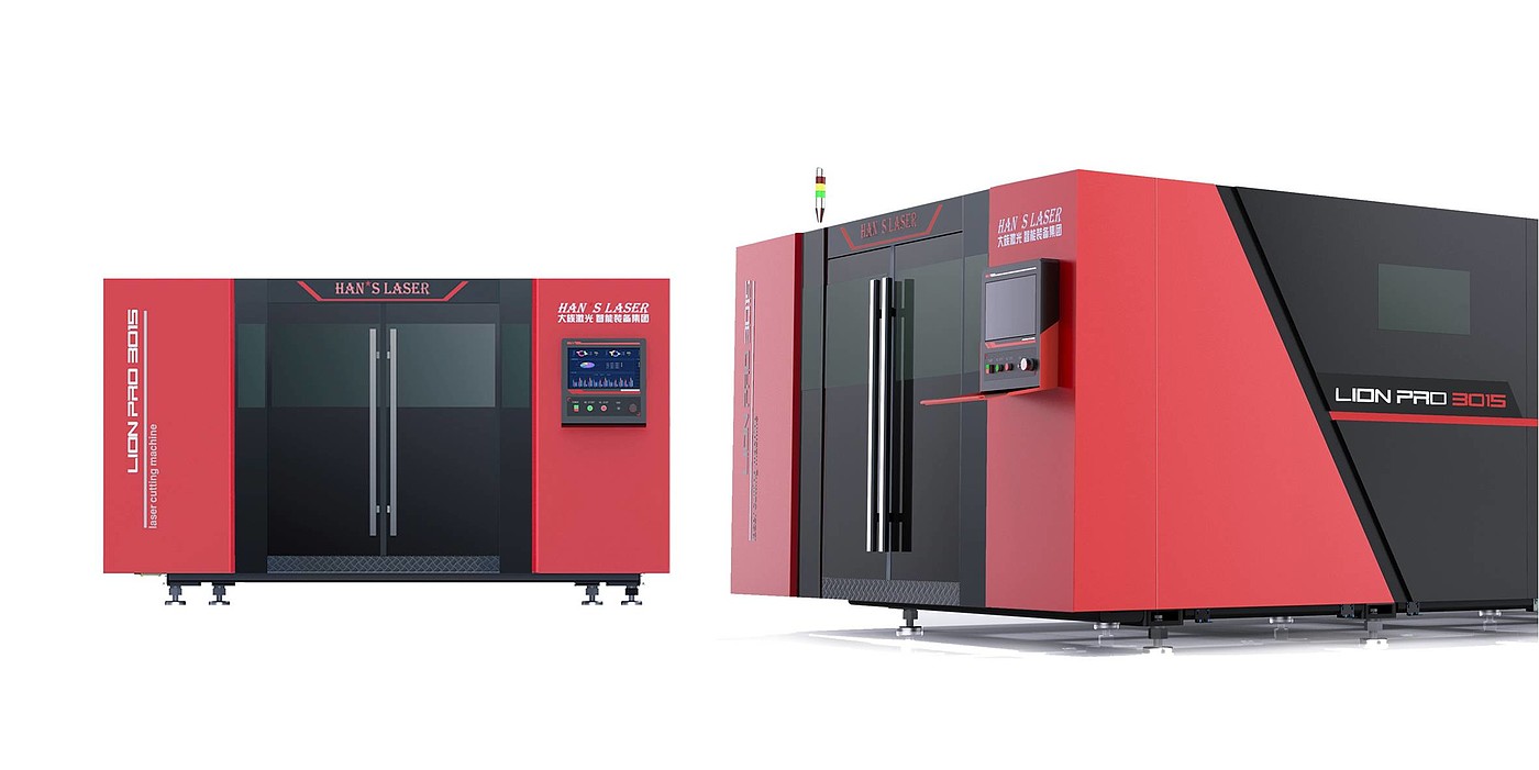 Large equipment，Laser cutting machine，industrial design，Han's laser，