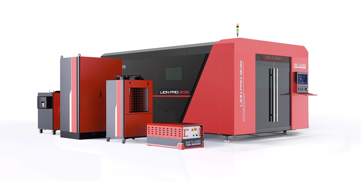 Large equipment，Laser cutting machine，industrial design，Han's laser，