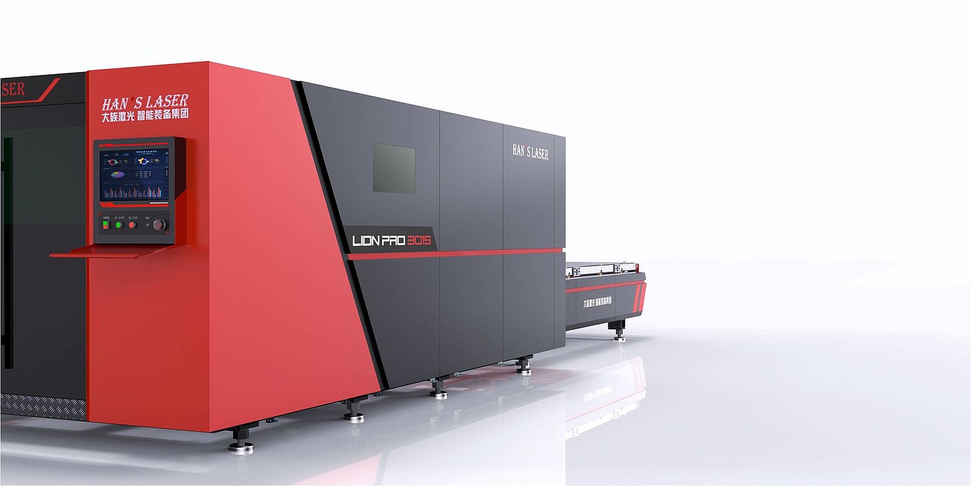 Large equipment，Laser cutting machine，industrial design，Han's laser，