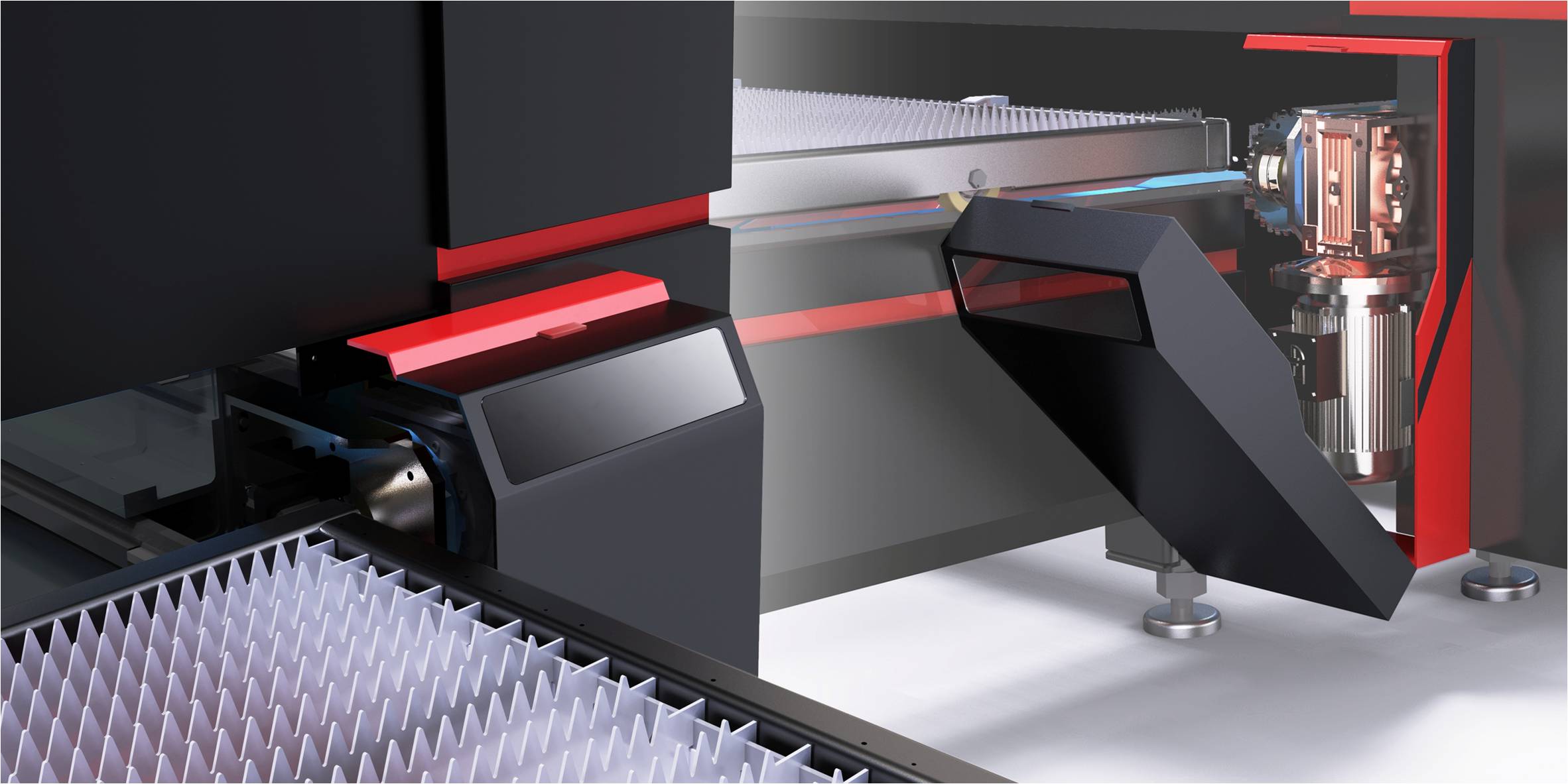 Large equipment，Laser cutting machine，industrial design，Han's laser，