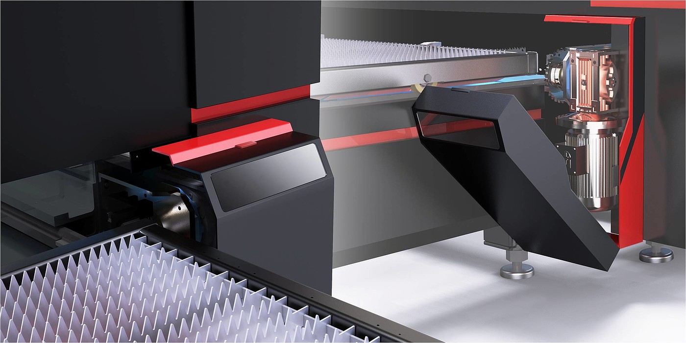 Large equipment，Laser cutting machine，industrial design，Han's laser，
