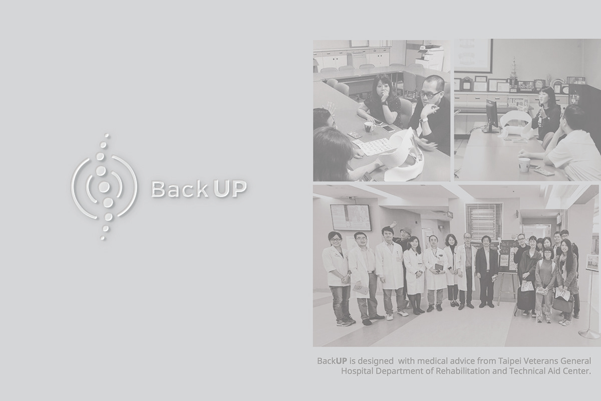 apparatus，patient，rehabilitation，medical care，spine，BackUP，white，