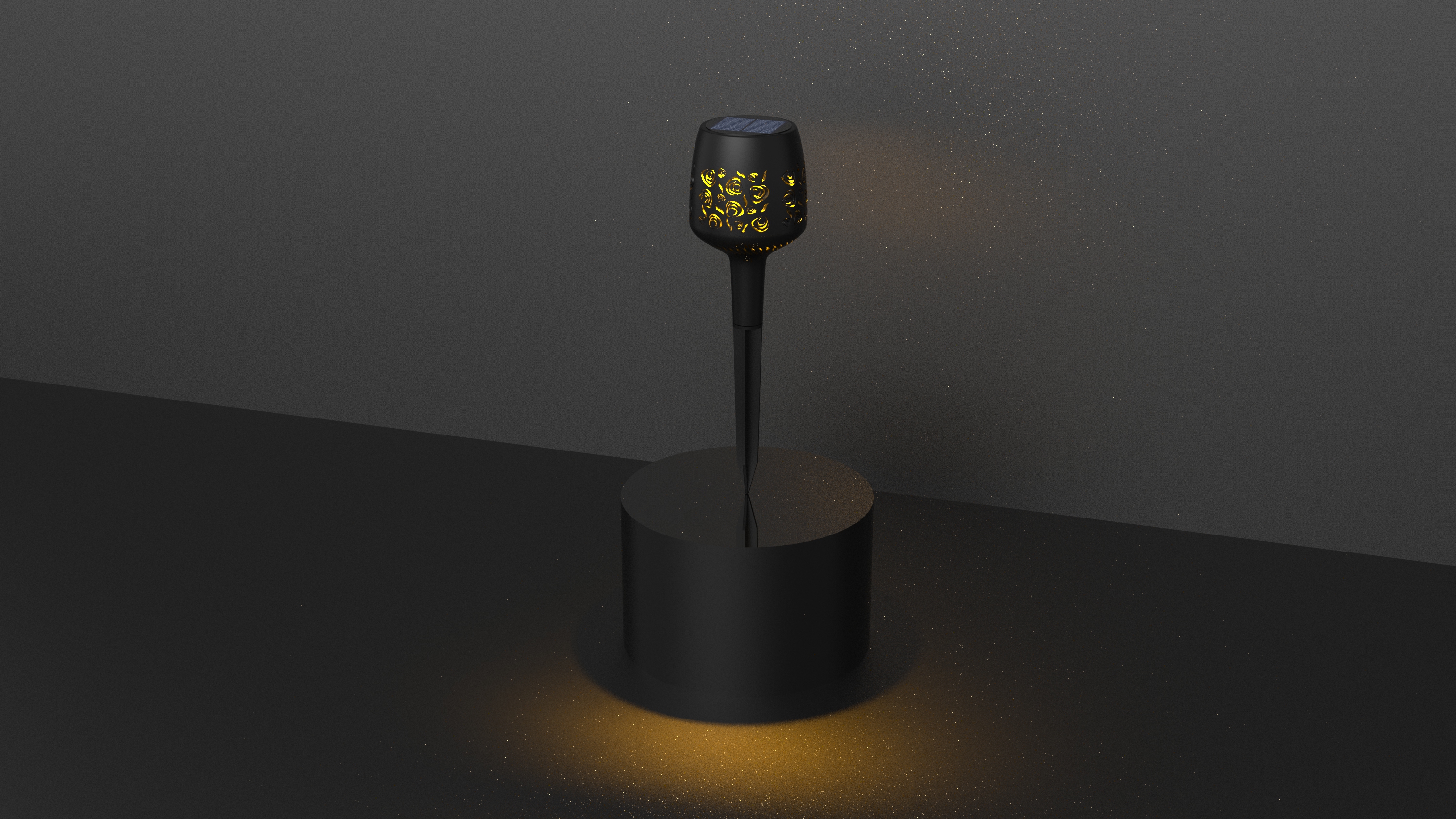 solar energy，Ground plug lamp，Courtyard lamp，