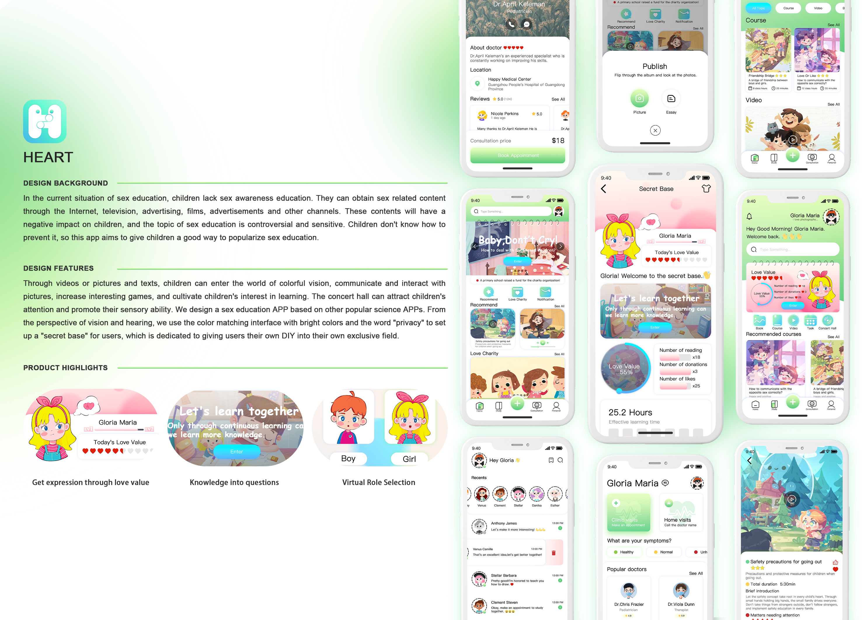 UI design，App Design，popular science education，