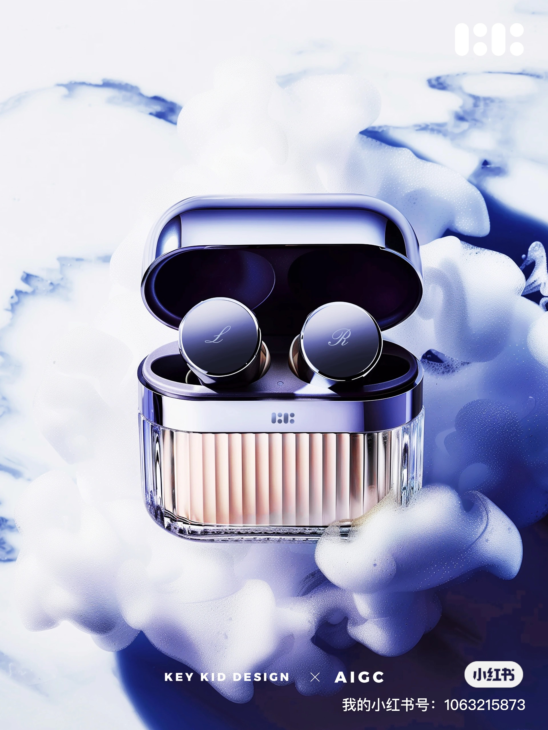 # Wireless Bluetooth Headset，# Headphone Design，#AIGC，#Product design，#Home appliance design，# Bluetooth headset，# Creative Design，# Digital Intelligence，