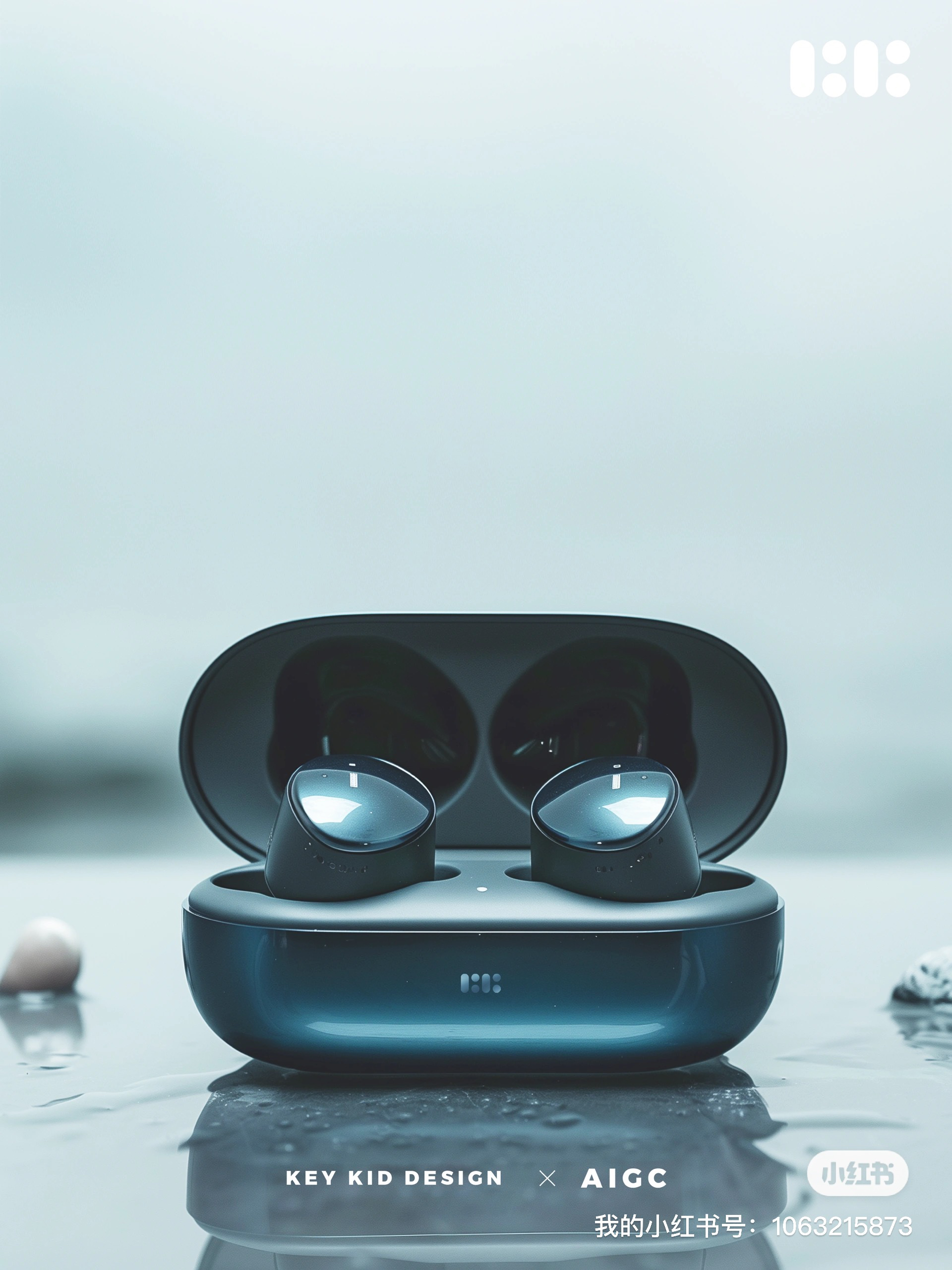 # Wireless Bluetooth Headset，# Headphone Design，#AIGC，#Product design，#Home appliance design，# Bluetooth headset，# Creative Design，# Digital Intelligence，