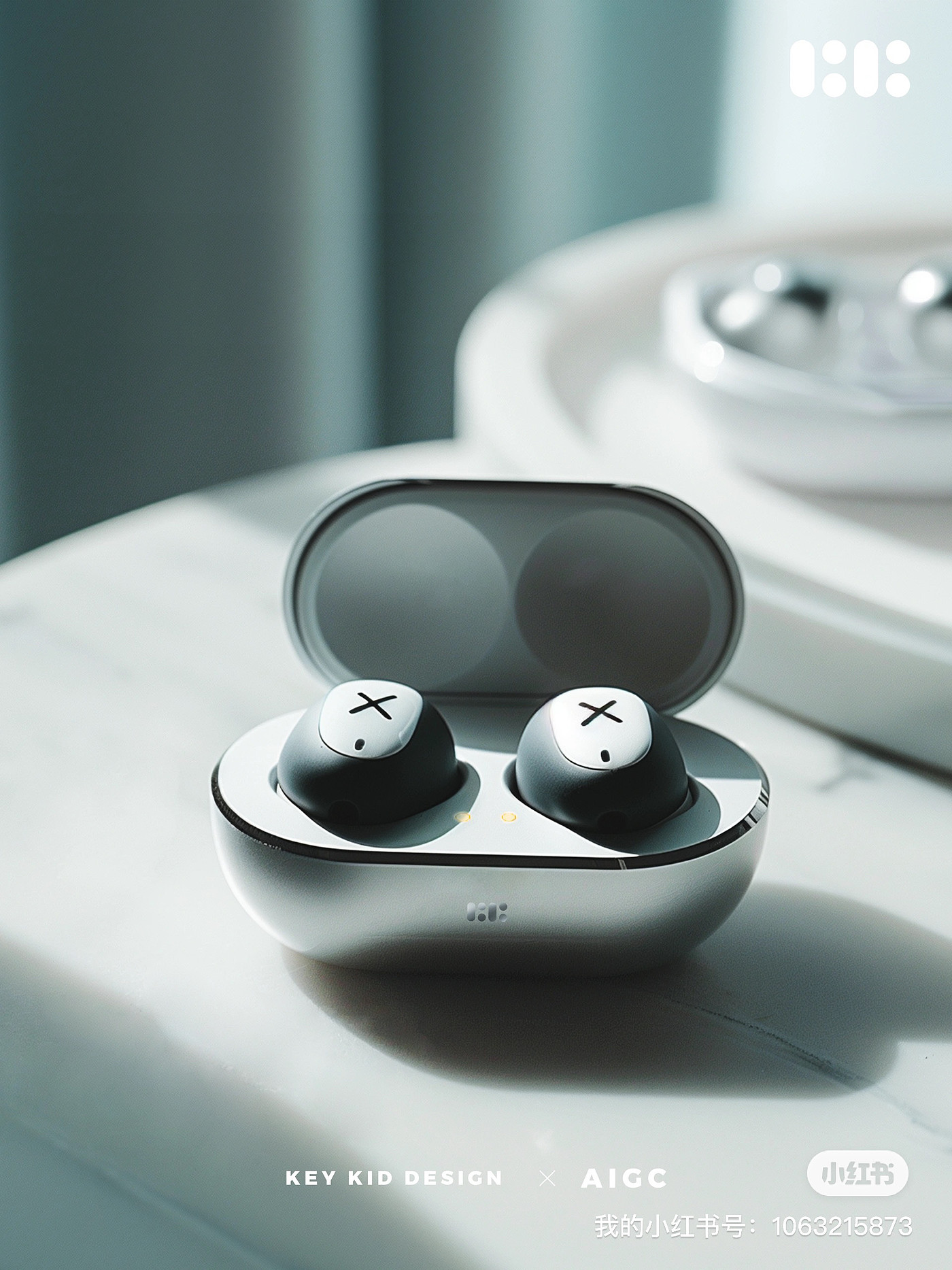 # Wireless Bluetooth Headset，# Headphone Design，#AIGC，#Product design，#Home appliance design，# Bluetooth headset，# Creative Design，# Digital Intelligence，