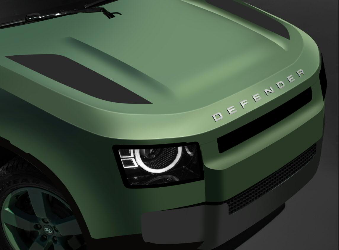 automobile，Hand drawn，ps，Land Rover Defender，design sketch，vehicle，car，industrial design，