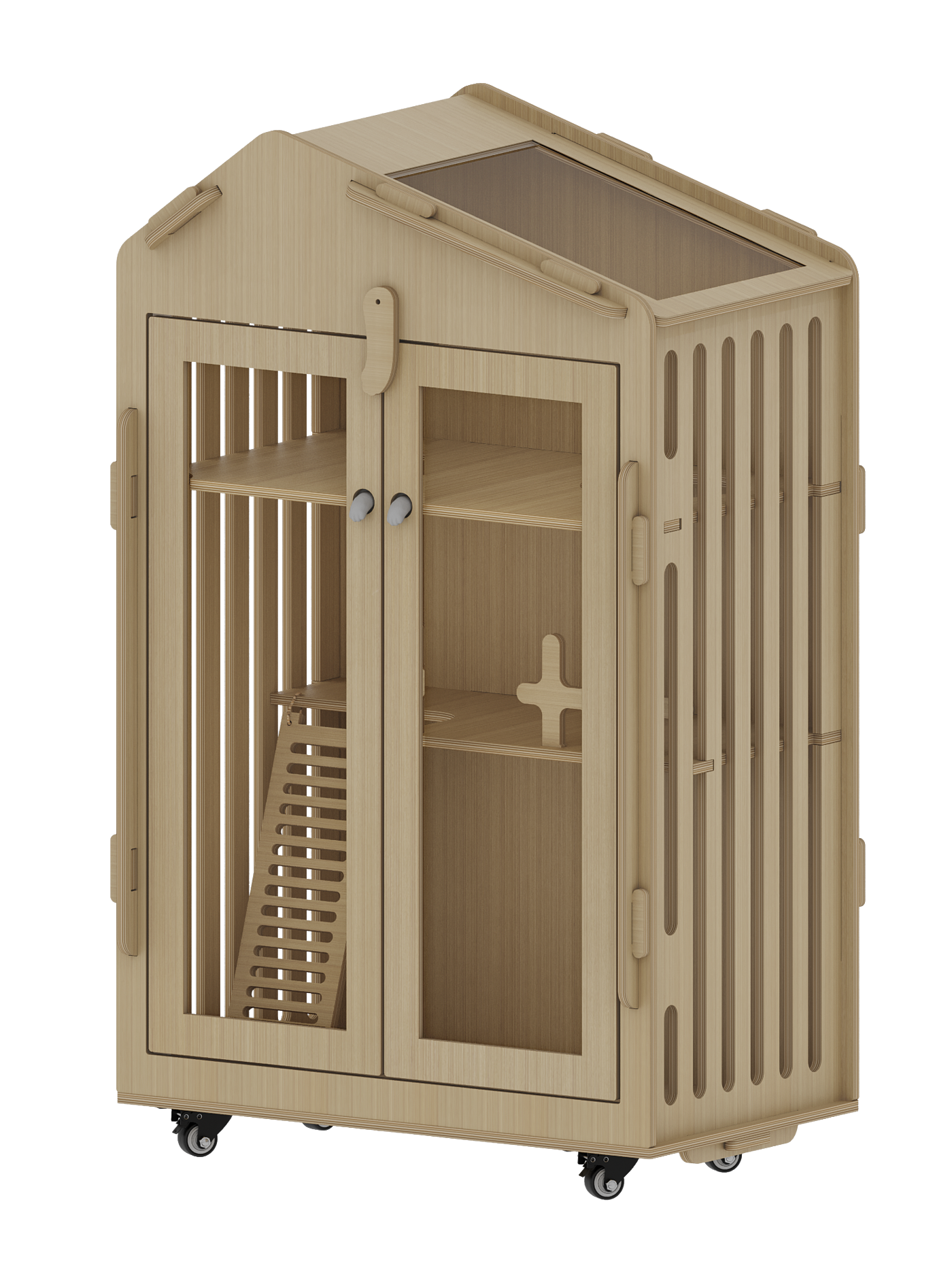 Cat Villa，nc engraving，Cat nest，Panel furniture，Furniture manufacturers，furniture design ，