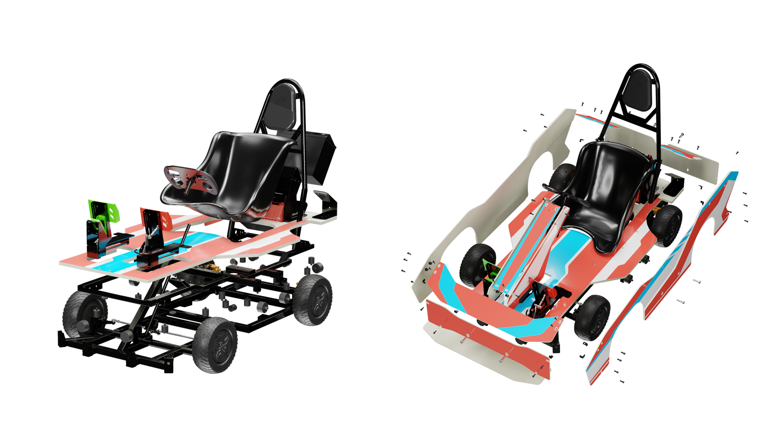 stem，education，go-kart，Children's products，racing，modularization，diy，