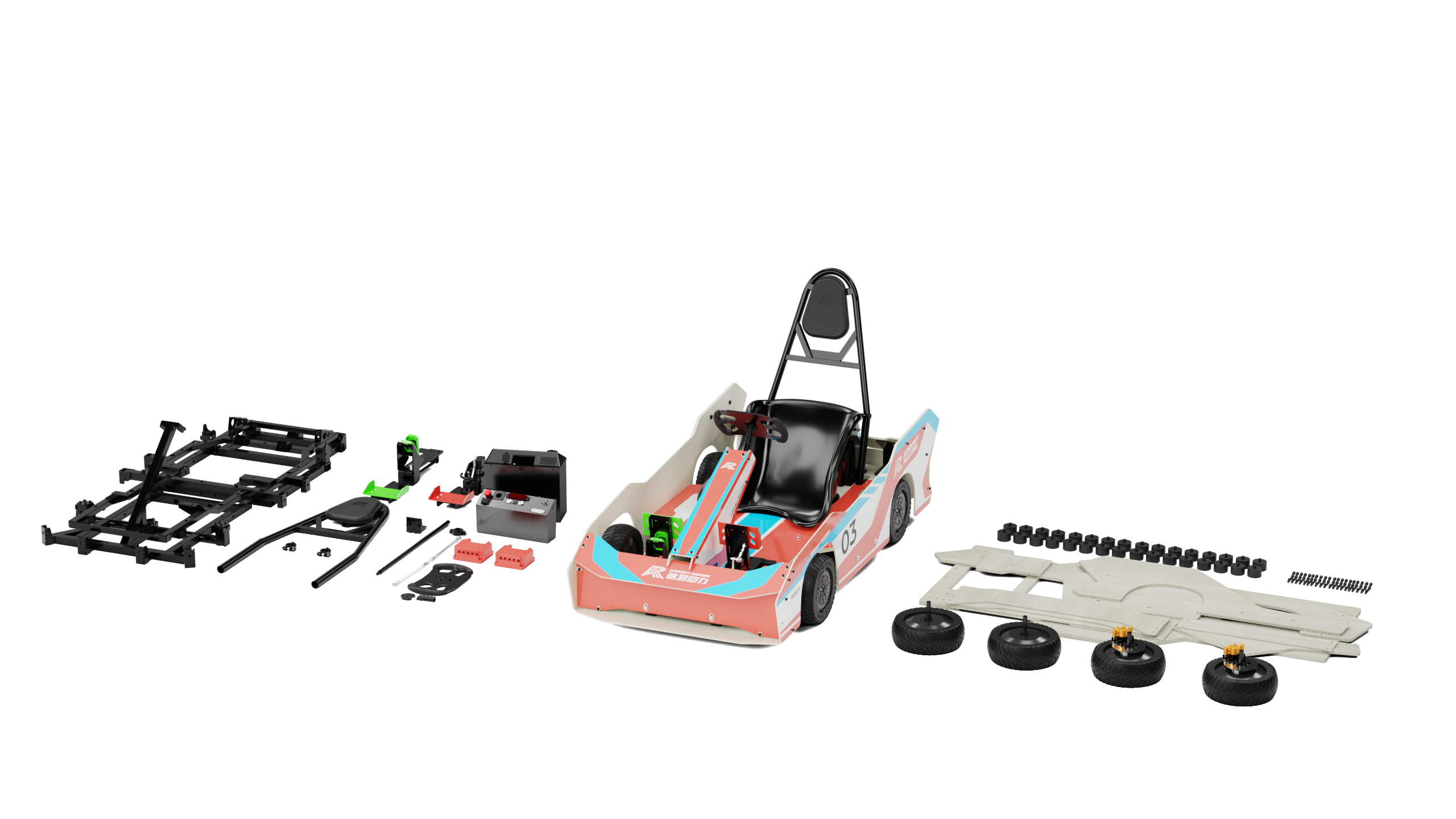 stem，education，go-kart，Children's products，racing，modularization，diy，