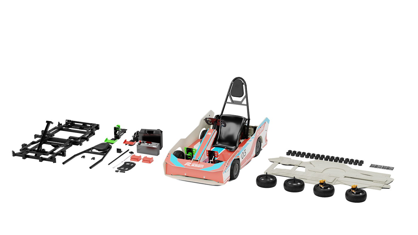 stem，education，go-kart，Children's products，racing，modularization，diy，
