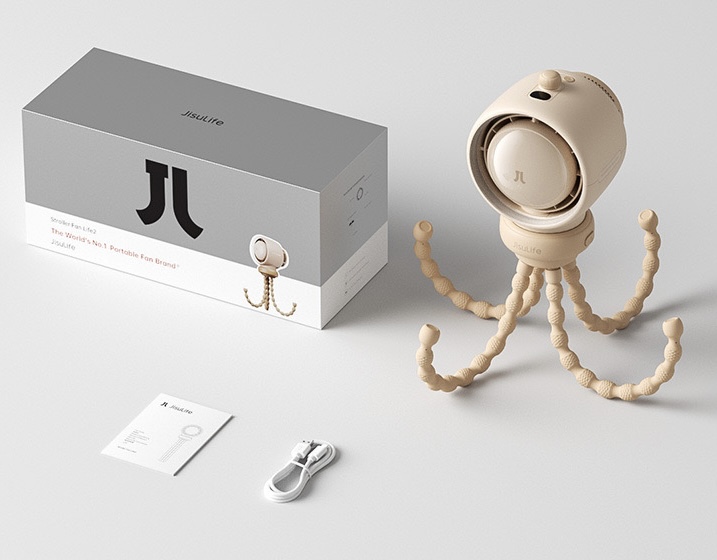 baby，Small fan，Portable Out，innovative product，Fashionable item，octopus，Air purification，