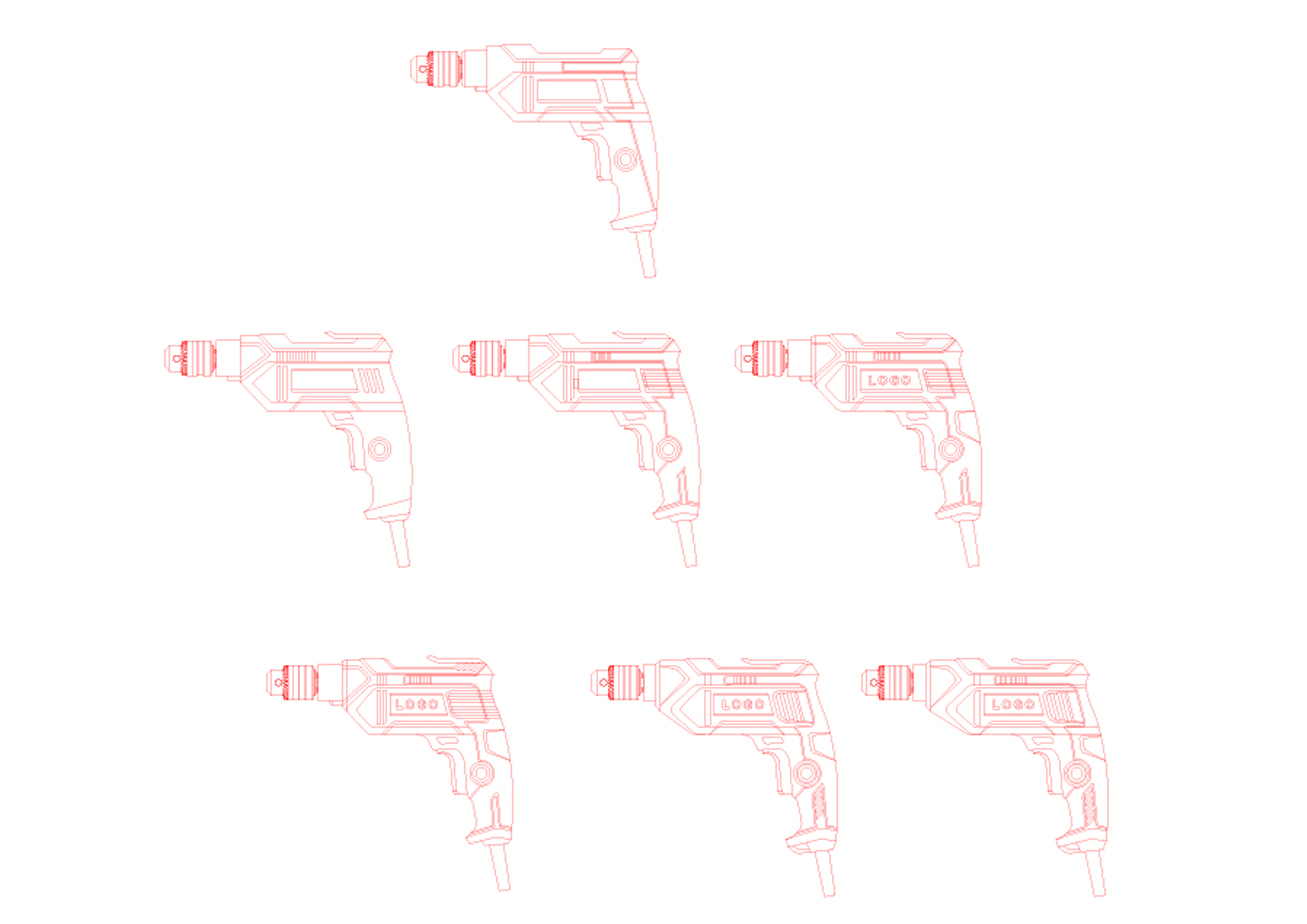 Once 10 inch electric drill design exercise program，