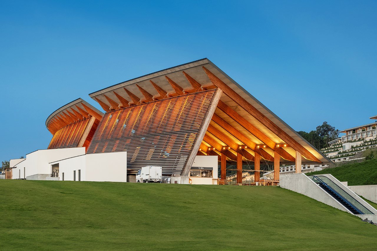 Architecture，environmental design，Open-air market，roof，