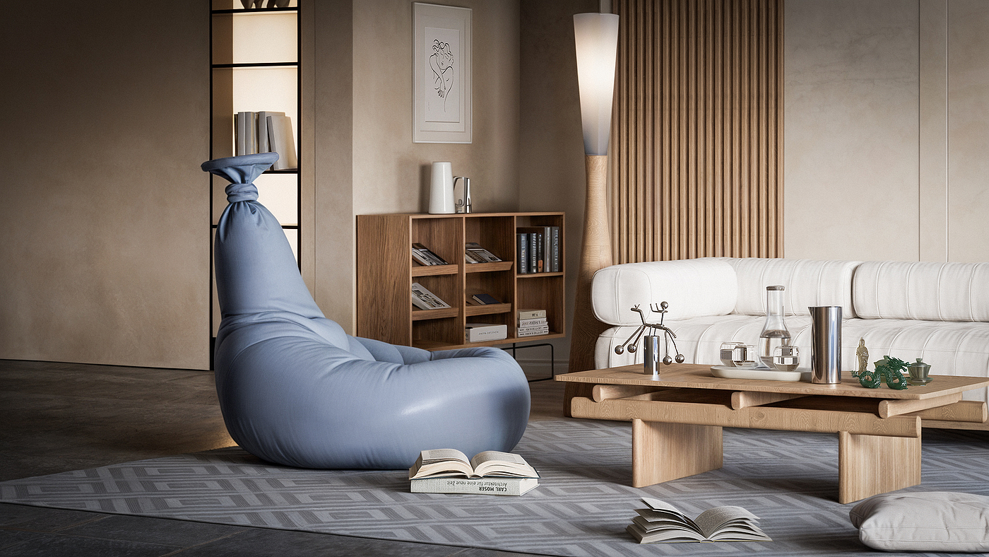 Balloon，bean bag chair，Simplicity，Design，Home Furnishing，