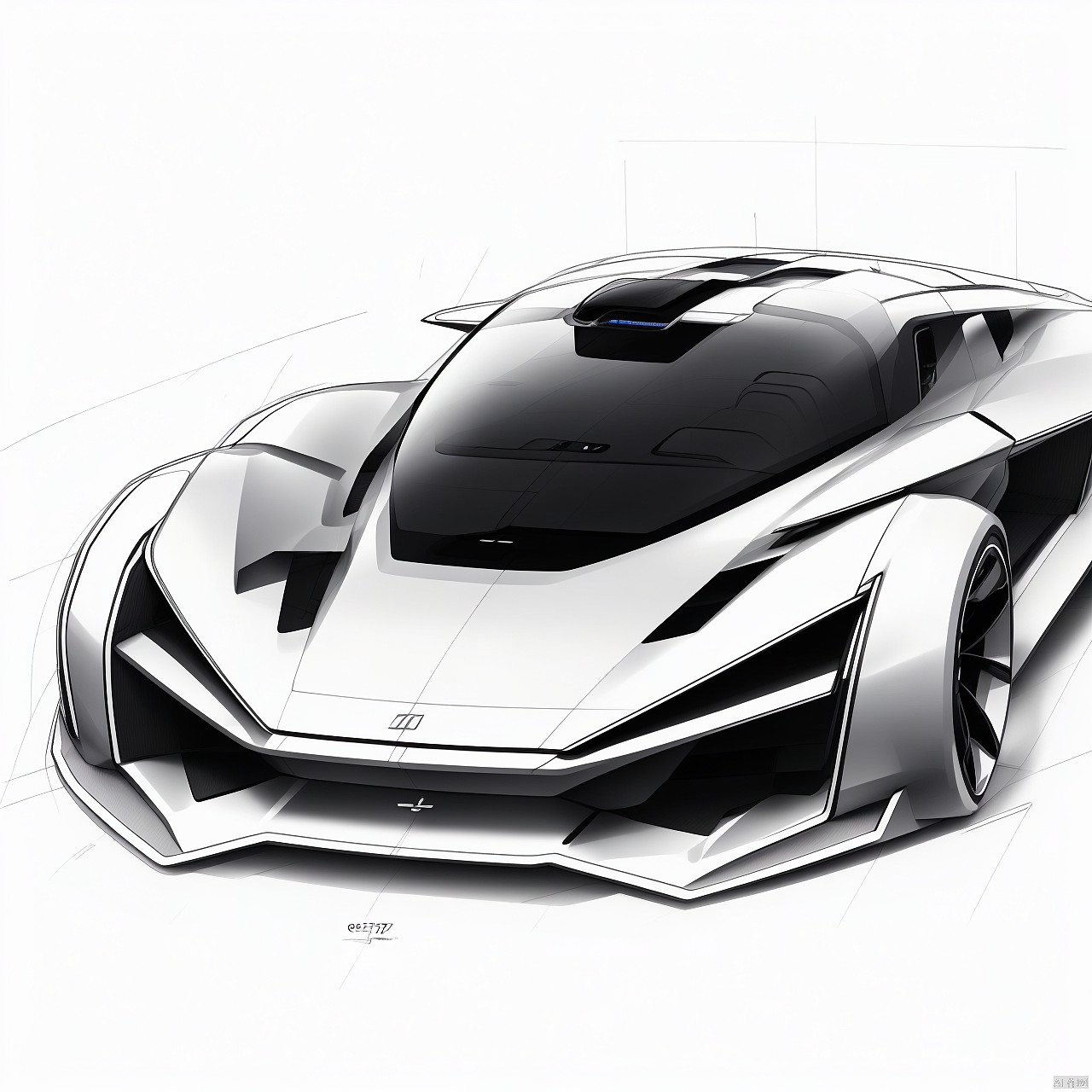 Automobile design，Industrial design sketch，