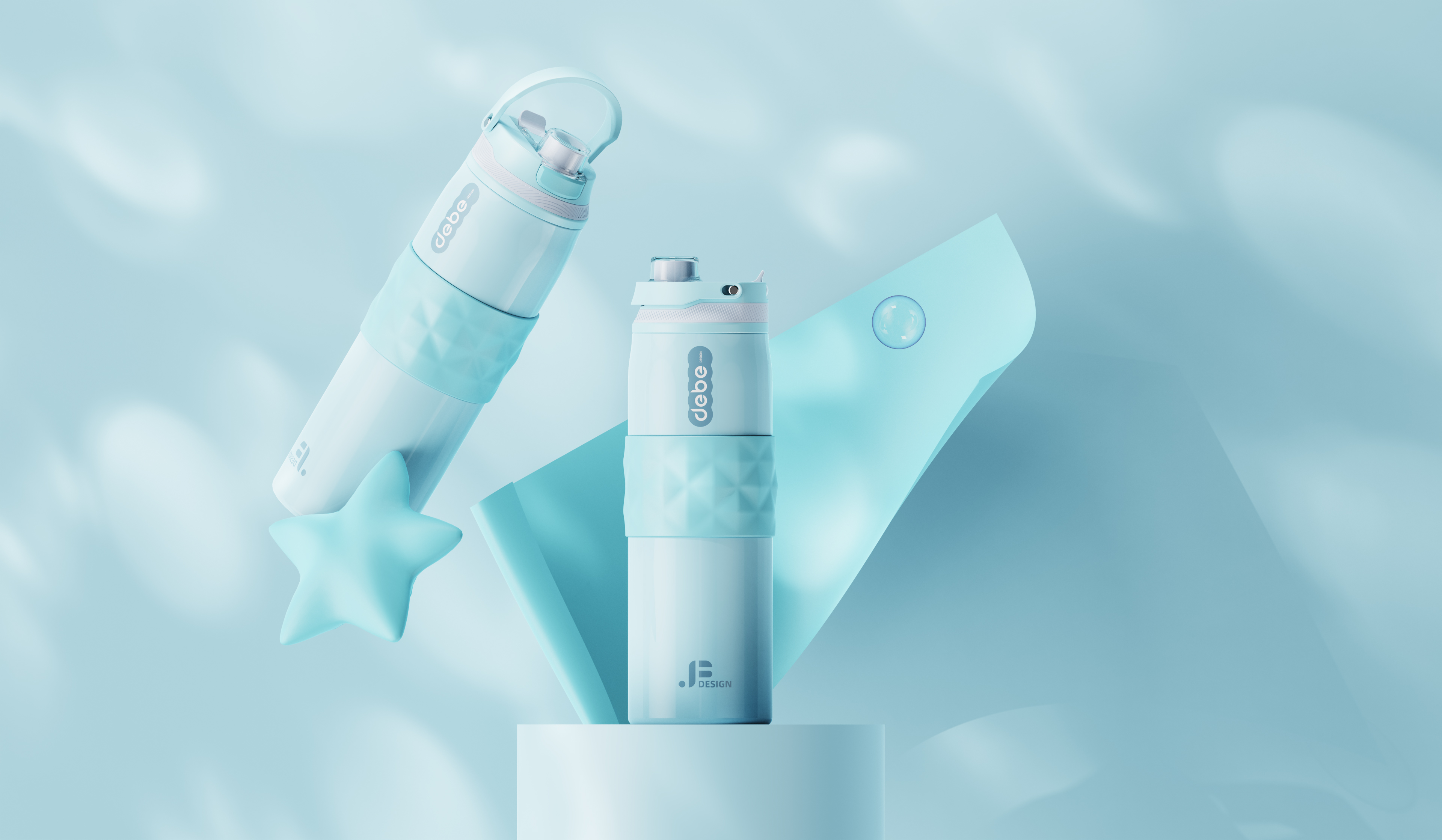 Water cup，Product appearance，Sports cup，vacuum cup，product design，articles for daily use，