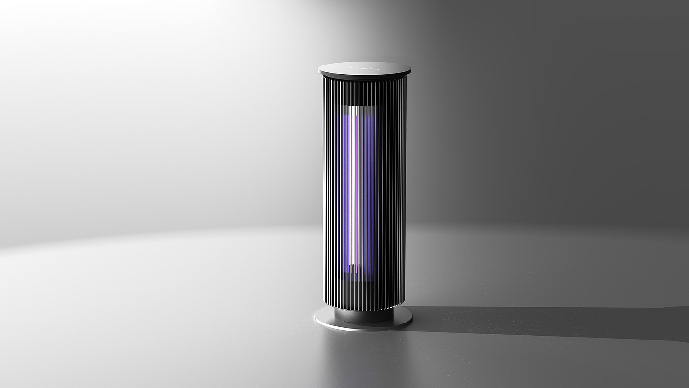 Mosquito lamp, mosquito repellent, product design, graphic design, rendering，